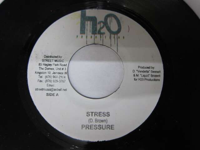 PRESSURE / STRESS / BLUE TOOTH RIDDIM / H2O