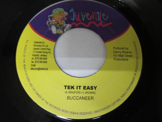 BUCCANEER / TAKE IT EASY / FILTHY RIDDIM / JUVENILE