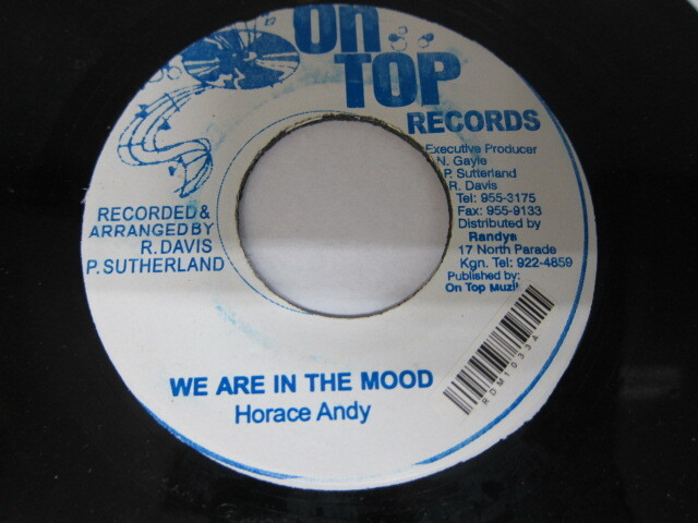 Aside HORACE ANDY / WE ARE IN THE MOOD / Bside GEORGE NOOKS / I DO LOVE YOU / ON TOP RECORDS
