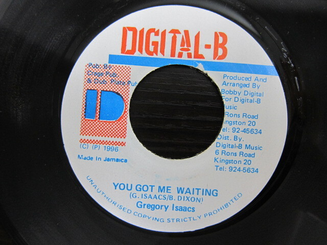 Gregory Isaacs / YOU GOT ME WAITING / DIGITAL-B