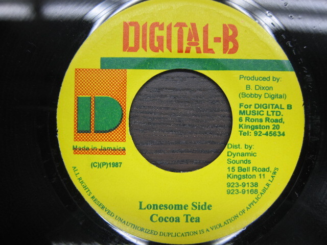 COCOA TEA / LONESONE SIDE / PEANIE PEANIE RIDDIM / DIGITAL-B
