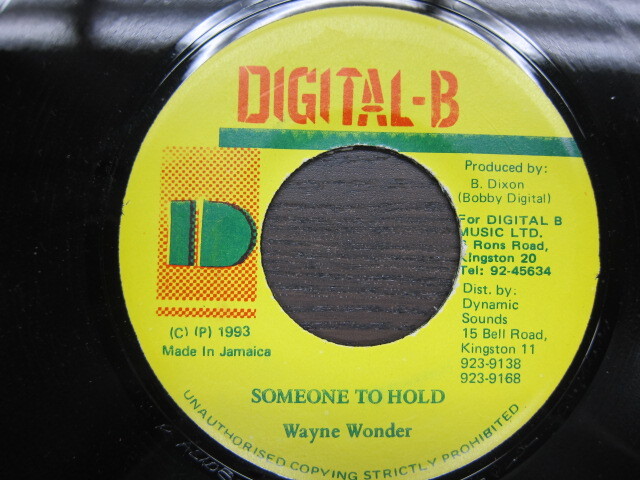 WAYNE WONDER / SOMEONE TO HOLD / DIGITAL-B