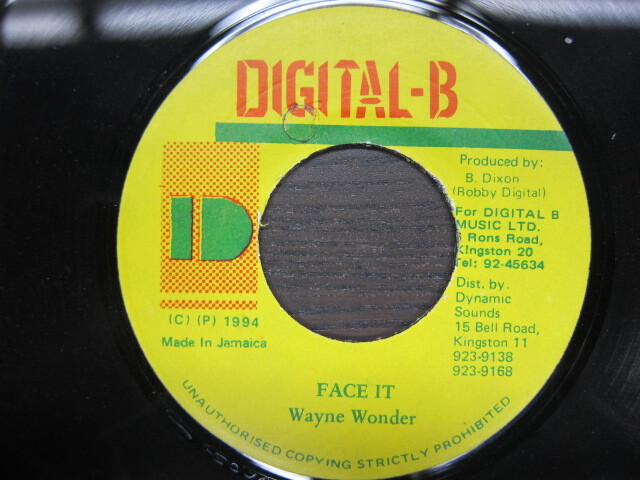 Wayne Wonder / FACE IT / DIGITAL-B