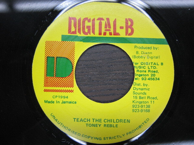 TONEY REBLE / TEACH THE CHILDREN / DIGITAL-B