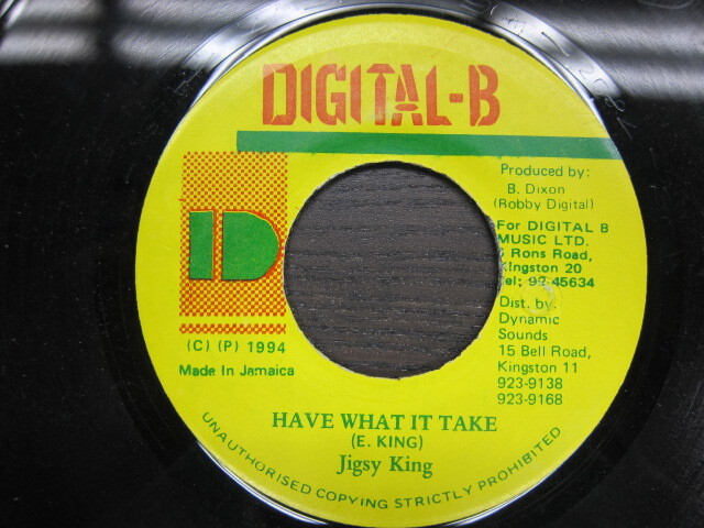 Jigsy King / HAVE WHAT IT TAKE / DIGITAL-B