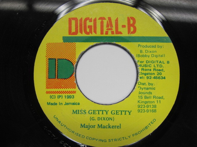 Major Mackerel / MISS GETTY GETTY / DIGITAL-B