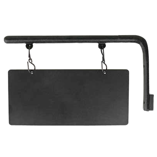 シックなブラックは汎用性が高く、裏表どちらにもチョーク等で文字が描ける