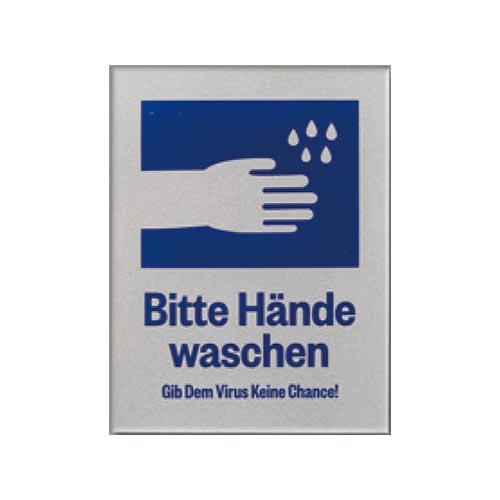 手を洗おうマグネット式サインプレート