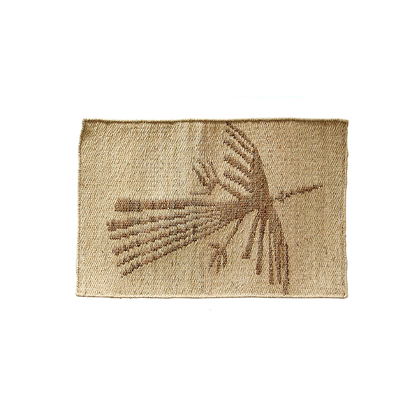 ナスカの地上絵を思わせる魅力的なジュートラグ。