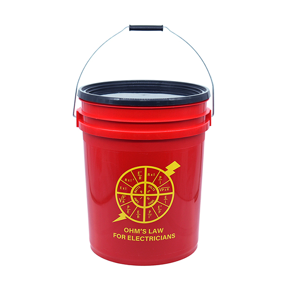 電気工や建設の現場でも重宝される5galバケット