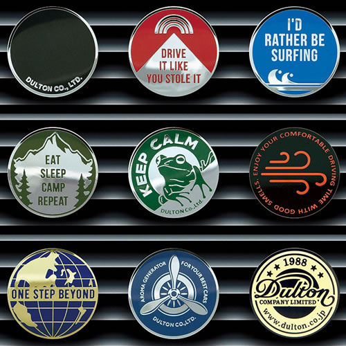 厳選されたデザインと香りで、あなたの愛車にぴったりなワンポイントマークをお選び下さい。