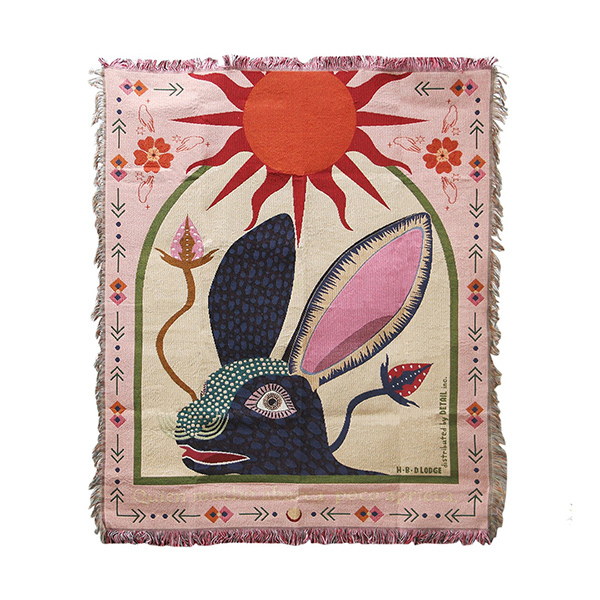 メキシコ・オアハカ（Oaxaca）の民藝・ウッドカービングをモチーフにデザインされたスローケット。