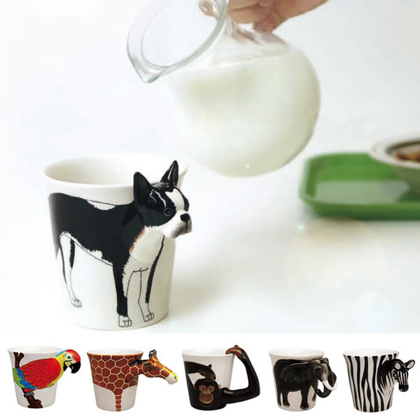 ティータイムを一緒に過ごしてくれる可愛い相棒のようなマグ。