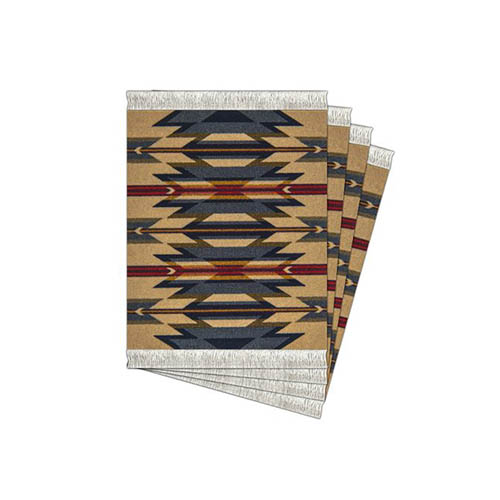 世界各国の様々なカーペットパターンを落とし込んだコースターラグ。