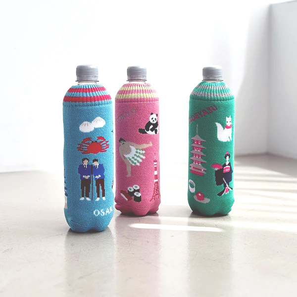 おしゃれに持てるボトルカバー。