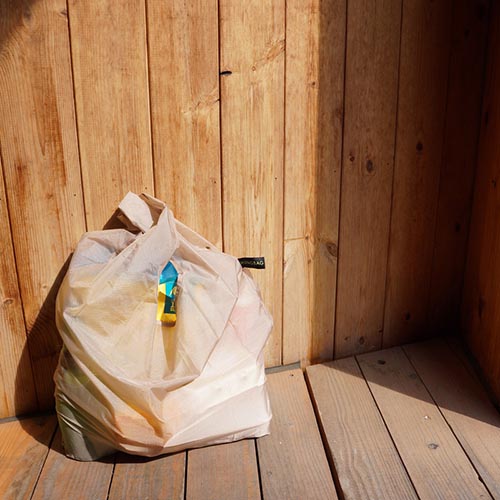 12ロールのトイレットペーパーが入るエコバッグ