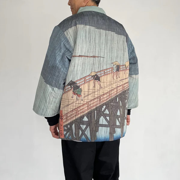 日本の浮世絵や世界の名画の半纏（はんてん）