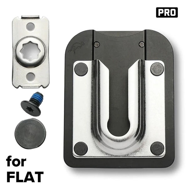 バッテリーなど様々なツールを独自のPinPalにより素早くホールドするクリップ式ホルダー。