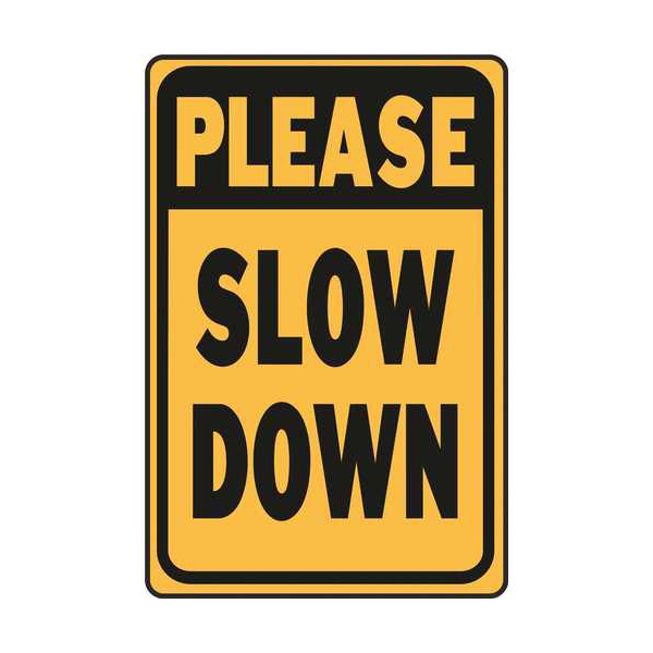 アメリカで実際に使用されているアルミサインプレート。