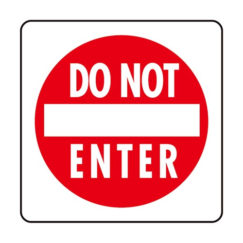 壁やフェンスに最適な取付穴付きヘビーデューティーサインプレート