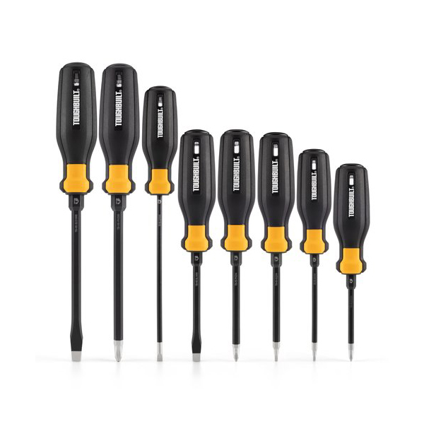 TOUGHBUILTプロ仕様ドライバーセット。