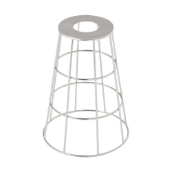 インダストリアルな雰囲気のシンプルなワイヤーシェード。