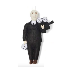 世界的著名人のフェルトオーナメント。