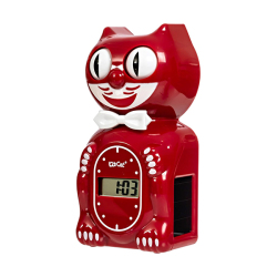 世界的に有名な猫の時計デジタルバージョン。