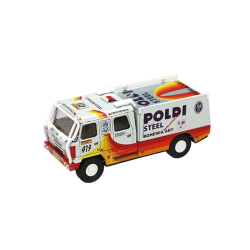 世界的人気のモータースポーツ、”ダカール・ラリー”に出場したレースモデルのカーオブジェ