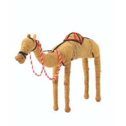 ココナッツの繊維を使ったアニマルオブジェ。