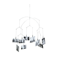 10個のワニ口クリップがついたモビールフォトクリップ