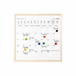 マンスリーホワイトボード。ディスプレイ