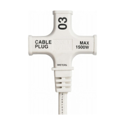 HELVETICAのタイポグラフを本体に落とし込んだ、プラグ＆タップシリーズ。