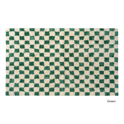 程よく不揃いなシンプルチェックがヴィンテージの手織り製法を思わせるラグ。