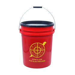 電気工や建設の現場でも重宝される5galバケット