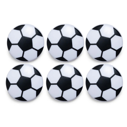 サッカーボール型バッグクリップ6 個セット。