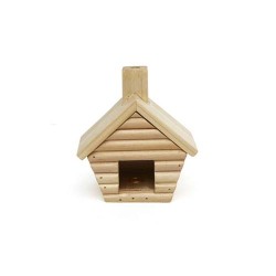 ログハウスモチーフのインセンスホルダー。