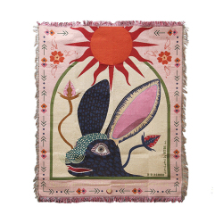 メキシコ・オアハカ（Oaxaca）の民藝・ウッドカービングをモチーフにデザインされたスローケット。