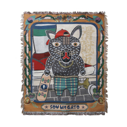 メキシコ・オアハカ（Oaxaca）の民藝・ウッドカービングをモチーフにデザインされたスローケット。