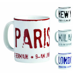 旅の記録をそのままスタンプしたような食器