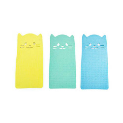触り心地柔らかな猫のクリーニングクロス。