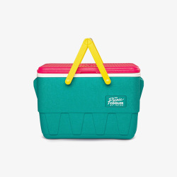 遊び心のあるPOPなカラーリングのクーラーボックス
