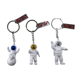 NASA宇宙飛行士のキーホルダー3種。