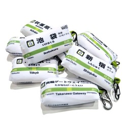 コンパクトになる山手線エコバッグ。
