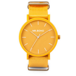 本体の合金部分を樹脂で覆い色彩豊かでカジュアルに仕上げたMr,BOHOの代表作GOMATOゴマート。