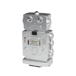 遊び心溢れるロボットデザインの工具セット。