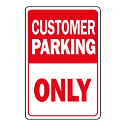 壁やフェンスに最適な取付穴付きヘビーデューティーサインプレート