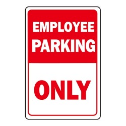 壁やフェンスに最適な取付穴付きヘビーデューティーサインプレート