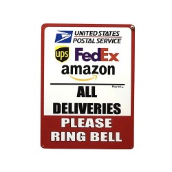 実際にアメリカで使用されているデリバリーサイン。