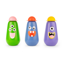 モンスターの柄が描かれたシャボン玉